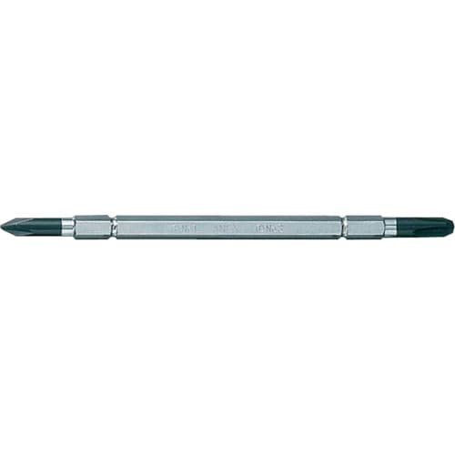 トラスコ中山 アネックス アクショングリップ両頭ビット ＋1×＋3×125（ご注文単位1本）【直送品】