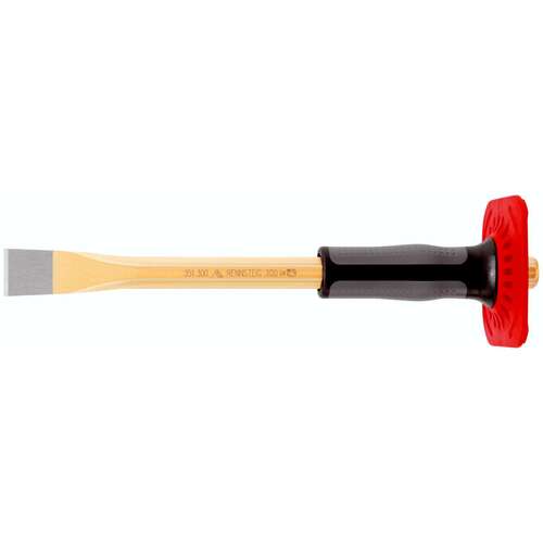 トラスコ中山 RENNSTEIG チゼル 250mm 八角胴 ハンドガード付(ご注文単位1本)【直送品】