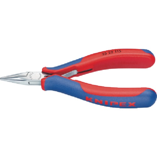 トラスコ中山 KNIPEX 精密用プライヤー 半丸 115mm(ご注文単位1個)【直送品】