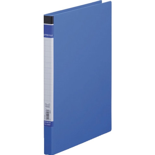 トラスコ中山 キングジム レタ-ファイルBF 青(ご注文単位1冊)【直送品】