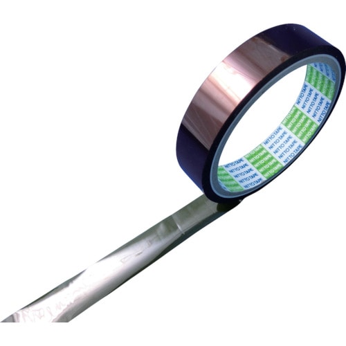 トラスコ中山 日東 電気絶縁用ポリイミド粘着テープ No.360UL 基材厚25μ×19mm×20m(ご注文単位1巻)【直送品】