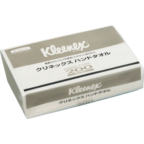 トラスコ中山 クレシア クリネックスハンドタオル200 ハードタイプ 30Pk(200枚/Pk)(ご注文単位1ケース)【直送品】