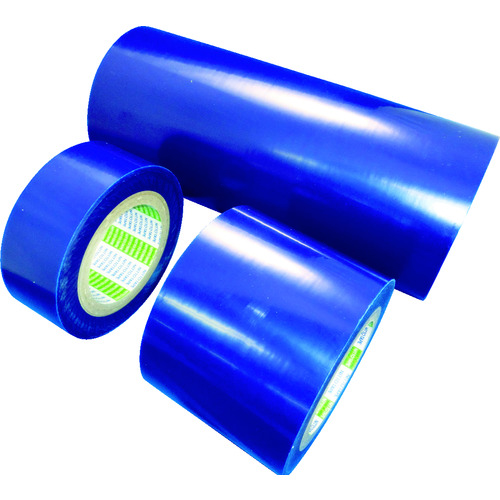 トラスコ中山 日東 金属板用表面保護フィルム SPV-363 0.07mm×50mm×100m ライトブルー(ご注文単位1巻)【直送品】