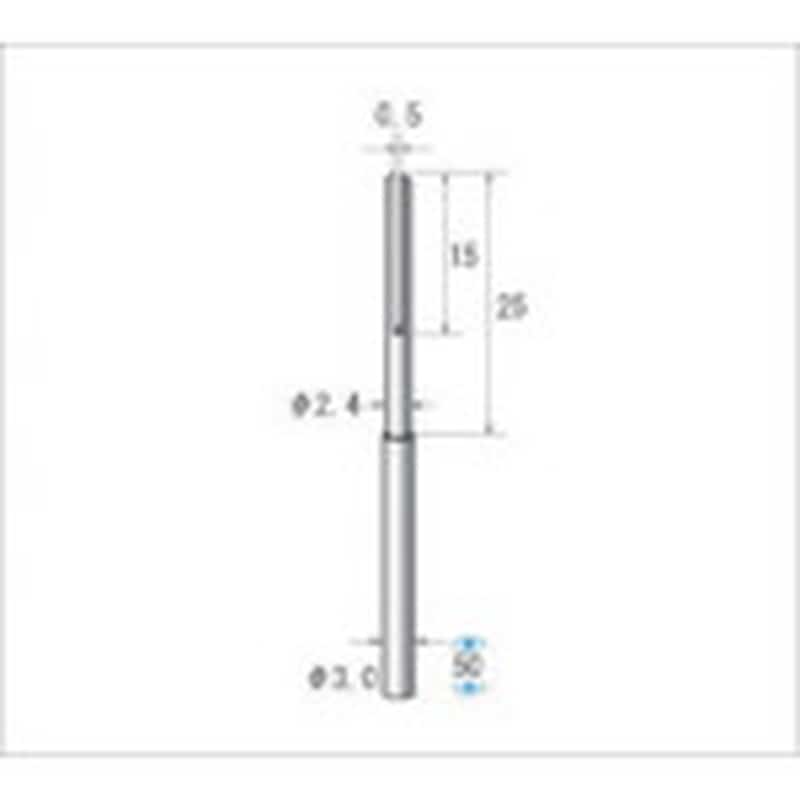 トラスコ中山 ナカニシ ペーパーマンドレール (1Pk(袋)＝10本入)　476-4919（ご注文単位1パック）【直送品】