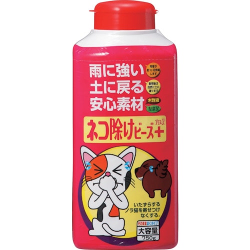 トラスコ中山 トヨチュー ネコ除けビーズ+α750g(ご注文単位1個)【直送品】