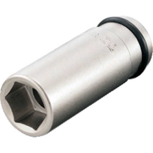 トラスコ中山 TONE インパクト用ロングソケット 差込角9.5mm 対辺寸法11mm 全長55mm(ご注文単位1個)【直送品】