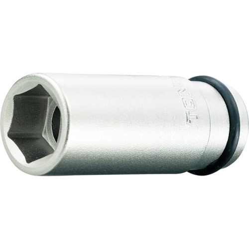 トラスコ中山 TONE インパクト用ロングソケット 差込角9.5mm 対辺寸法12mm 全長55mm(ご注文単位1個)【直送品】