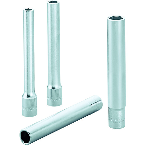 トラスコ中山 TONE 超ロングソケットセット(6角) 4pcs(ご注文単位1セット)【直送品】