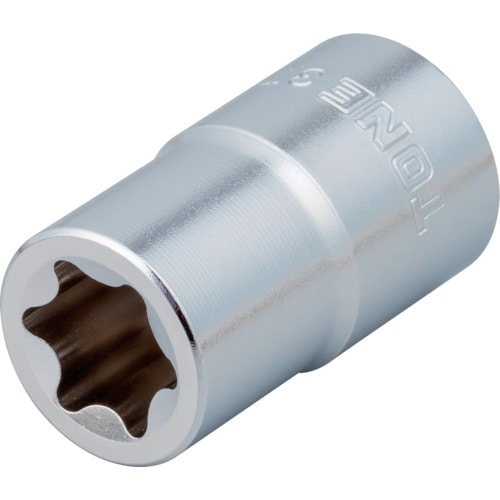 トラスコ中山 TONE E型トルクスソケット 呼びNO.E8 差込角9.5mm(ご注文単位1個)【直送品】