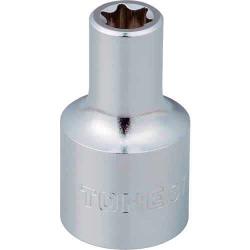 トラスコ中山 TONE E型トルクスソケット 呼びNO.E16 差込角9.5mm(ご注文単位1個)【直送品】