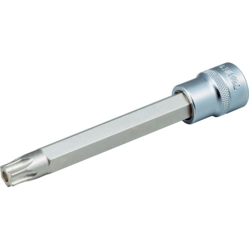 トラスコ中山 TONE ヘックスローブソケット ロングトルクスソケット(いじり防止タイプ) T30 差込角9.5mm 先端寸法5.49mm(ご注文単位1個)【直送品】