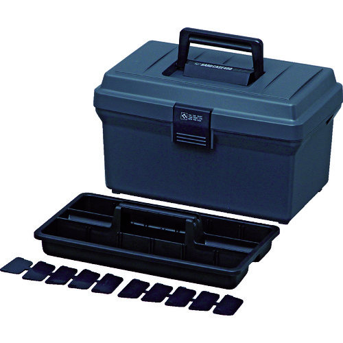 トラスコ中山 IRIS 236537 工具ケース ハードケース 350×220×210 グレー(ご注文単位1個)【直送品】