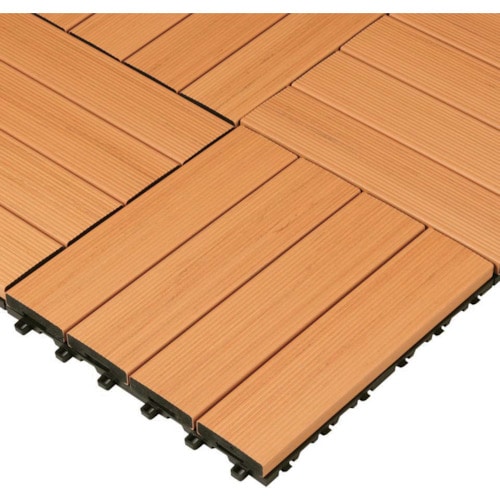 トラスコ中山 ミヅシマ デッキJフロアーII 300X300X27mm(ご注文単位1枚)【直送品】