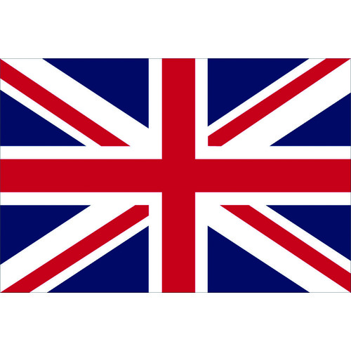 トラスコ中山 東京製旗 卓上旗(16×24cm)イギリス(ご注文単位1枚)【直送品】