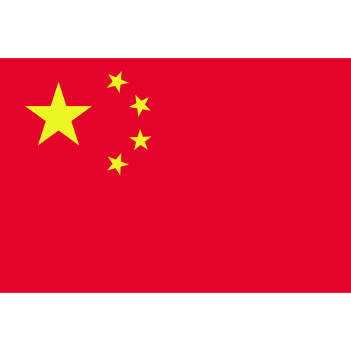 トラスコ中山 東京製旗 卓上旗(16×24cm)中華人民共和国(ご注文単位1枚)【直送品】