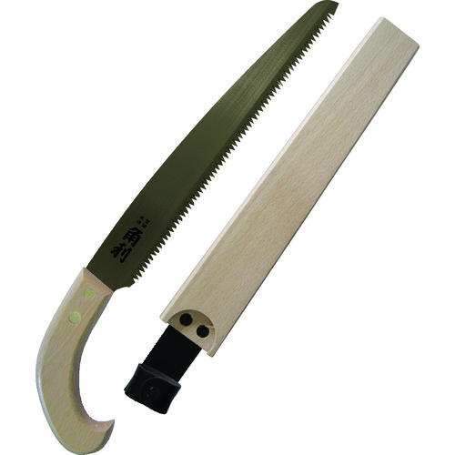 トラスコ中山 KAKURI 剪定鋸 木サヤ付剪定鋸 上製白柄白サヤ 240mm(ご注文単位1個)【直送品】