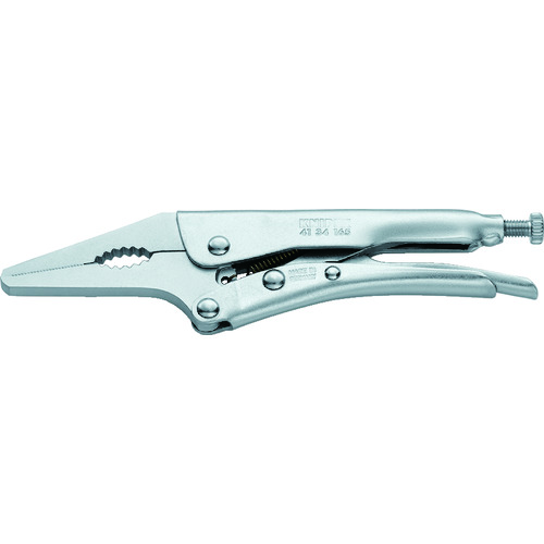 トラスコ中山 KNIPEX 4134-165 ロングノーズグリッププライヤー(ご注文単位1個)【直送品】