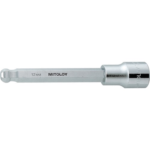 トラスコ中山 ミトロイ 1/2 ヘックスソケット ボールポイント ロング 14mm(ご注文単位1個)【直送品】