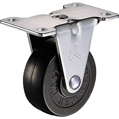 トラスコ中山 ハンマー 固定式ゴム車輪 65mm 125-3514(ご注文単位1個)【直送品】