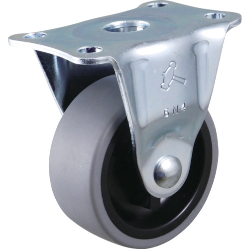 トラスコ中山 ハンマー 固定式エラストマー車輪(PPホイール)50mm 856-9278(ご注文単位1個)【直送品】