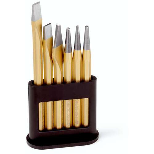 トラスコ中山 RENNSTEIG チゼル6点セット プラスチックスタンドケース(ご注文単位1セット)【直送品】