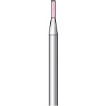 トラスコ中山 ナカニシ 軸付砥石 (10本入) 粒度#240 ピンク 円筒 外径1.5mm(ご注文単位1パック)【直送品】