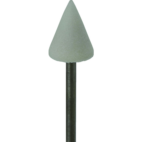 トラスコ中山 ナカニシ 軸付砥石 (1Pk(袋)=10本入) 粒度#120 ホワイト テーパー 外径13mm(ご注文単位1パック)【直送品】