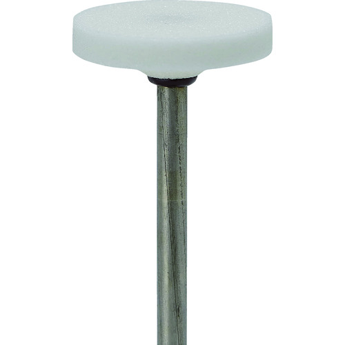 トラスコ中山 ナカニシ 軸付砥石(1Pk(袋)=10本)粒度#120 ホワイト 円筒 外径19mm(ご注文単位1パック)【直送品】