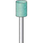 トラスコ中山 ナカニシ 軸付砥石 (10本入) 粒度#60 グリーン 円筒 外径8.0mm(ご注文単位1パック)【直送品】