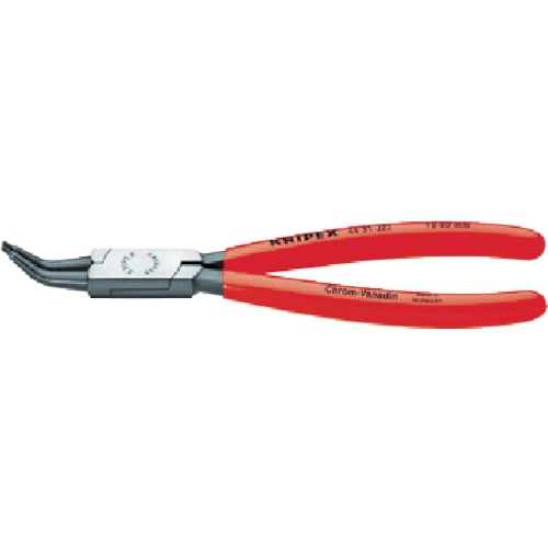 トラスコ中山 KNIPEX 4431-J02 穴用スナップリングプライヤー 45度(ご注文単位1個)【直送品】
