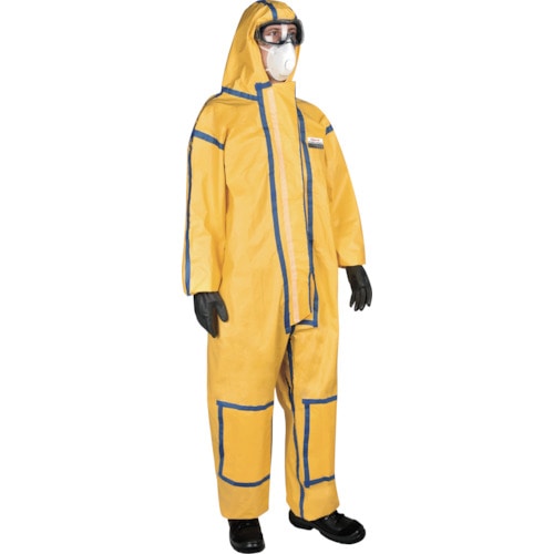 トラスコ中山 ハネウェル 全身化学防護服 スパセル C ミディアム サイズXXL(ご注文単位1着)【直送品】