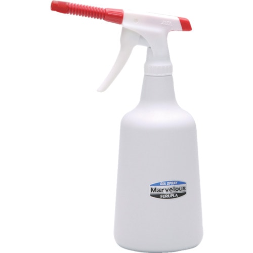 トラスコ中山 フルプラ ダイヤスプレー マーベラス8cmストレートノズル 1000ml(レッド)(ご注文単位1個)【直送品】