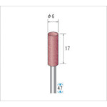トラスコ中山 ナカニシ パワーポリッシャー (1Pk(袋)=10本入) 粒度#400 ベージュ 外径6mm(ご注文単位1パック)【直送品】