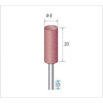 トラスコ中山 ナカニシ パワーポリッシャー (1Pk(袋)=10本入) 粒度#220 グリーン 外径8mm(ご注文単位1パック)【直送品】