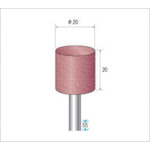 トラスコ中山 ナカニシ パワーポリッシャー(1Pk(袋)=10本入)粒度120 ダークグリーン 外径20mm(ご注文単位1パック)【直送品】
