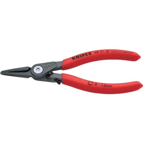 トラスコ中山 KNIPEX 4831-J1 穴用精密スナップリングプライヤー 直（ご注文単位1個）【直送品】