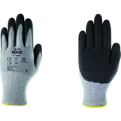 トラスコ中山 アンセル 作業用手袋 エッジ 48-702 Sサイズ(ご注文単位1組)【直送品】