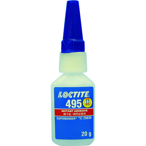 トラスコ中山 ロックタイト 瞬間接着剤 495 20g(ご注文単位1本)【直送品】