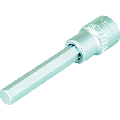 トラスコ中山 TONE ロングヘキサゴンソケット 対辺寸法12mm 全長100mm(ご注文単位1個)【直送品】