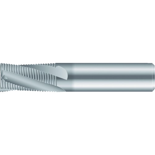 トラスコ中山 京セラ ラフィングエンドミル 波形切れ刃 ミディアム 3/4/5RDSM 刃径12mm 刃長26mm 全長83mm シャンク径12mm(ご注文単位1本)【直送品】