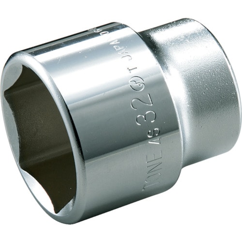 トラスコ中山 TONE ソケット(6角) 対辺寸法35mm 全長47mm(ご注文単位1個)【直送品】