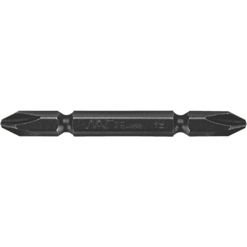 トラスコ中山 ナック ドライバービット ダブル 差込6.35xNo.2x300L(ご注文単位10本)【直送品】
