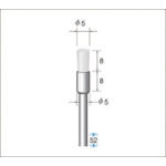 トラスコ中山 ナカニシ ナイロンブラシ (1Pk(袋)=10本入) 476-9414(ご注文単位1パック)【直送品】