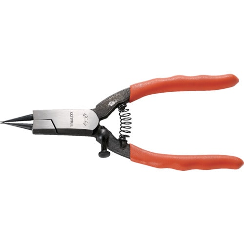 トラスコ中山 TRUSCO スナップリングプライヤー 軸用 Φ0.8 直爪51型(ご注文単位1個)【直送品】