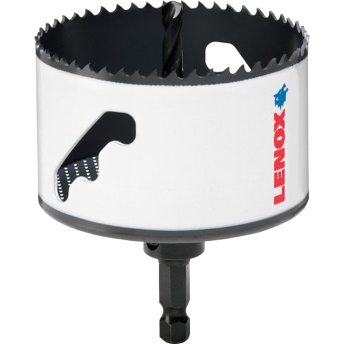 トラスコ中山 LENOX スピードスロット 軸付 バイメタルホールソー 114mm(ご注文単位1本)【直送品】