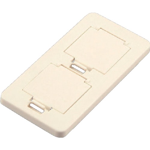 トラスコ中山 マイスト セーフティカバーコンセント用(二口・フタ付)(ご注文単位1個)【直送品】