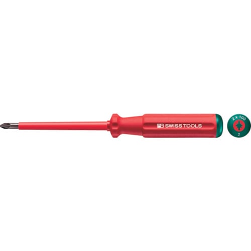 トラスコ中山 PBスイスツールズ 5180-2-100 エレクトロ マイナス/ポジドライバー(ご注文単位1本)【直送品】