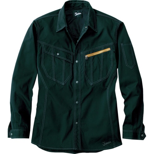 トラスコ中山 Jawin ナガソデシャツ 4Lサイズ ブラック(ご注文単位1着)【直送品】
