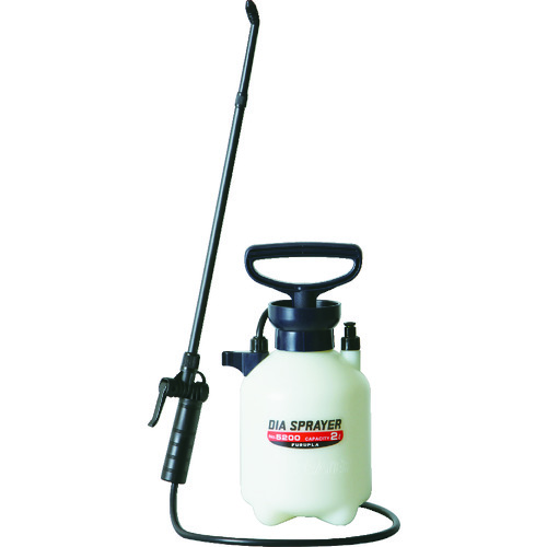 トラスコ中山 フルプラ ダイヤスプレープレッシャー式噴霧器2L(ご注文単位1台)【直送品】