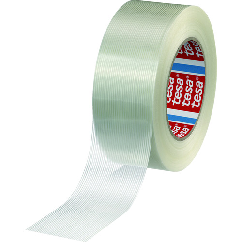 トラスコ中山 tesa フィラメントテープ 白 19mmx50m(ご注文単位1巻)【直送品】